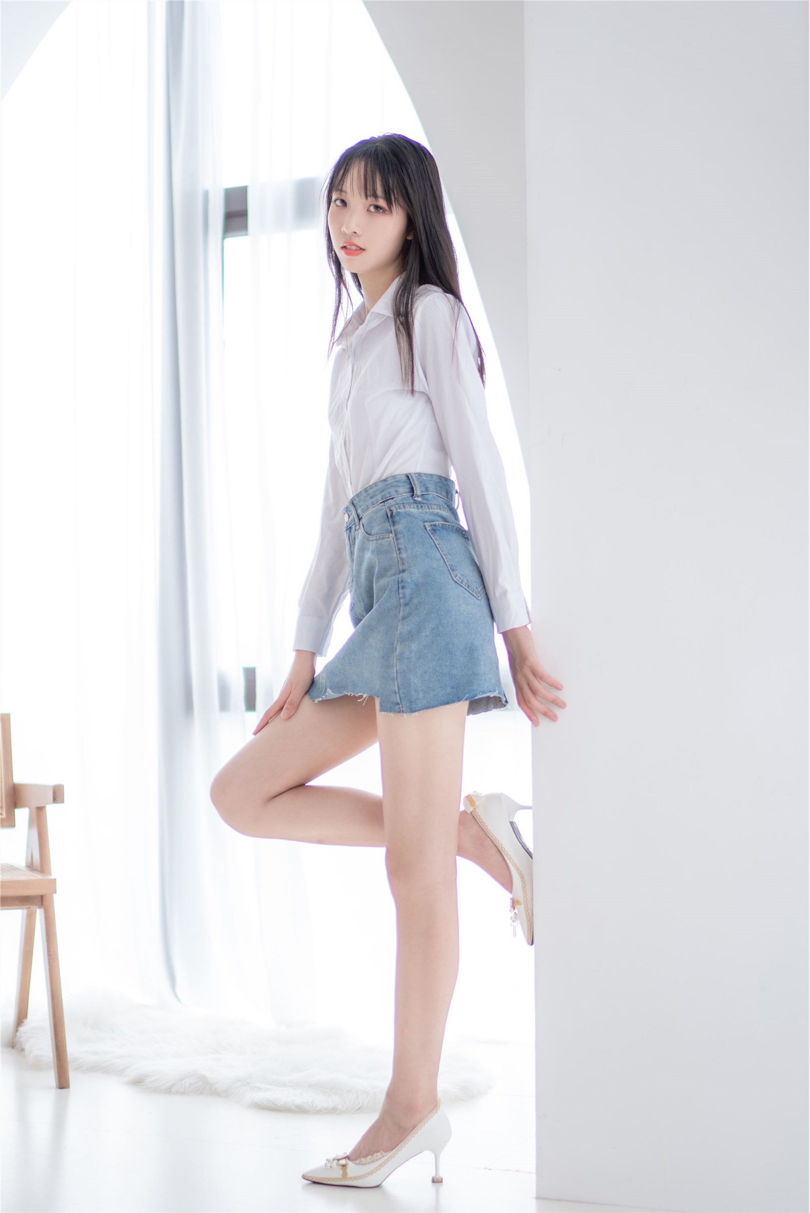 Watermelon Girl - NO.23 Shirt-jean skirt(2)